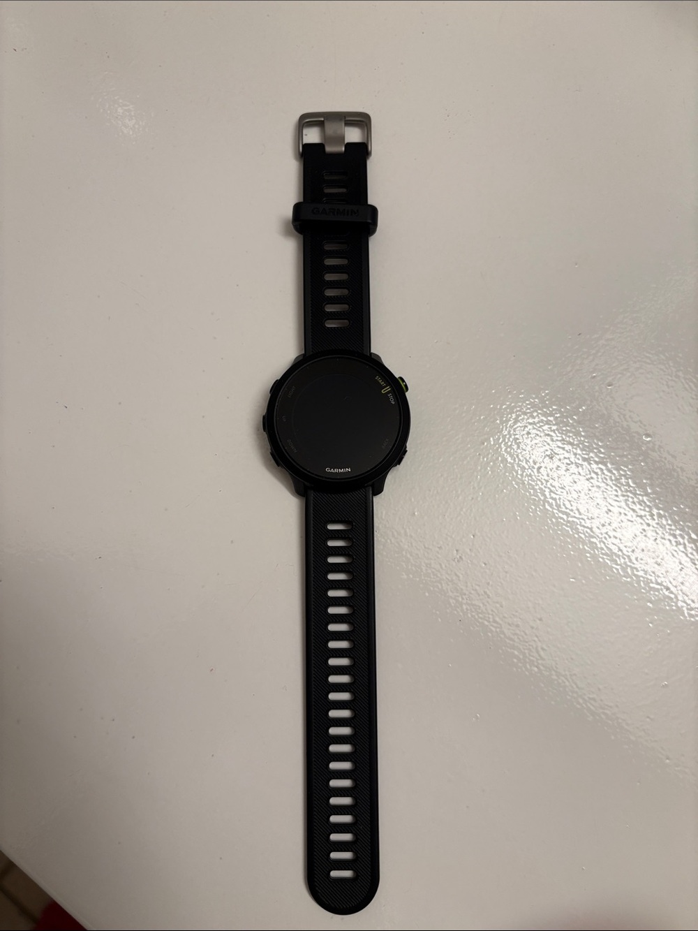 Garmin Forerunner 55 Black Sports GPS Smartwatch with Ventilated Silicone Band